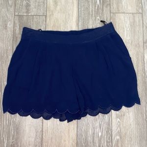 Scalloped shorts